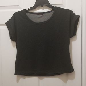 Waist length black ladies top